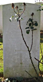 William Bonnet at Bagneux British Cemetery, Gezaincourt, Somme
