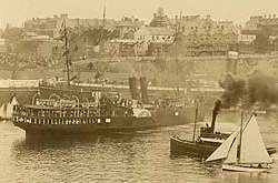 The S.S. Maplemore on the eve of departure from Australia